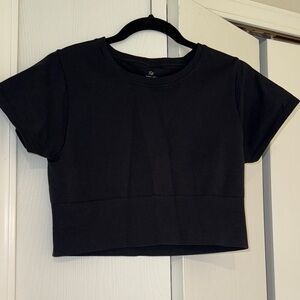 Aerie Black Crop Top